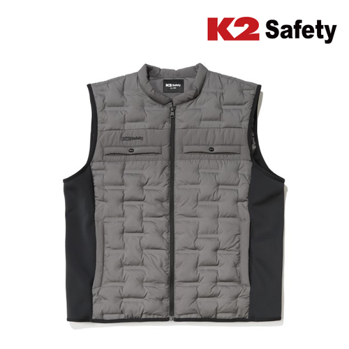 K2 Safety VE-F3603 동계 작업복 패딩조끼 고밀도 듀스포 원단